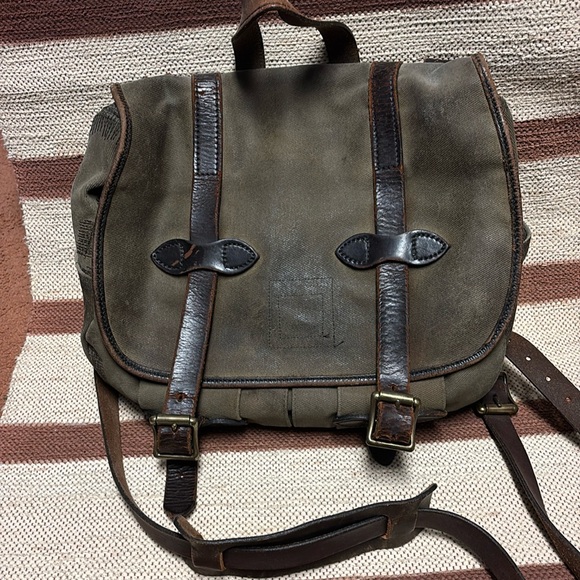 Filson Rugged Twill Small Carry-on Bag AMAZING Vintage Bag Completely Restored - Picture 1 of 13